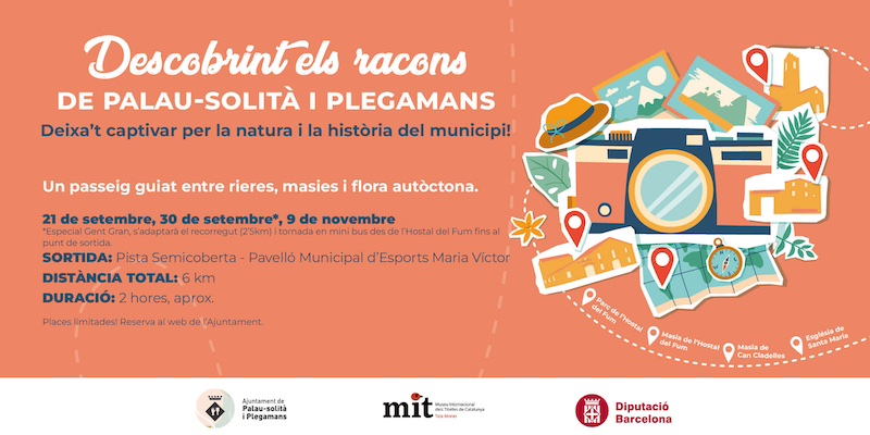 RUTES TURÍSTIQUES PER CONÈIXER PALAU-SOLITÀ I PLEGAMANS